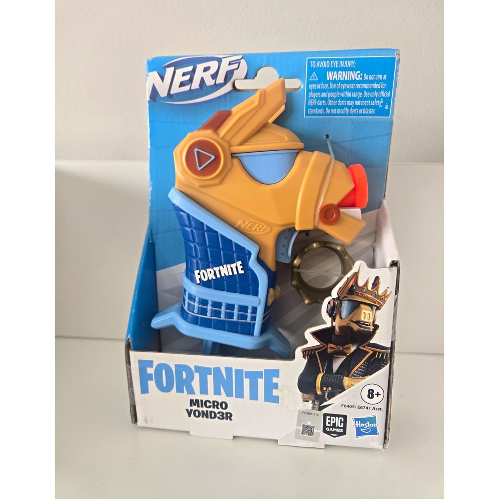 NERF Fortnite MicroShots Micro Yond3r Dart Blaster Toy Hasbro Epic Games